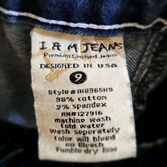 IAM Jeans Women's Blue Skinny Jeans Size 9 - Picture 5 of 5